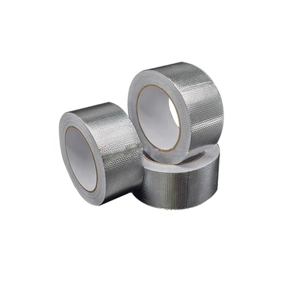 শিখা retardant স্ব আঠালো অ্যালুমিনিয়াম ফয়েল HVAC তাপ নিরোধক ফাইবারগ্লাস কাপড় টেপ