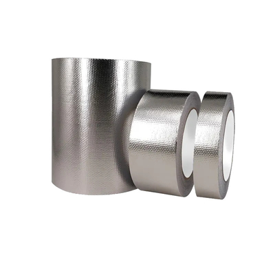 শিখা retardant স্ব আঠালো অ্যালুমিনিয়াম ফয়েল HVAC তাপ নিরোধক ফাইবারগ্লাস কাপড় টেপ
