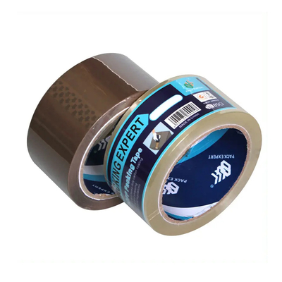 গাঢ় বাদামী শক্ত কাগজ sealing Bopp ব্রাউন টেপ স্ব আঠালো