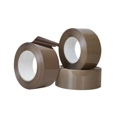 গাঢ় বাদামী শক্ত কাগজ sealing Bopp ব্রাউন টেপ স্ব আঠালো