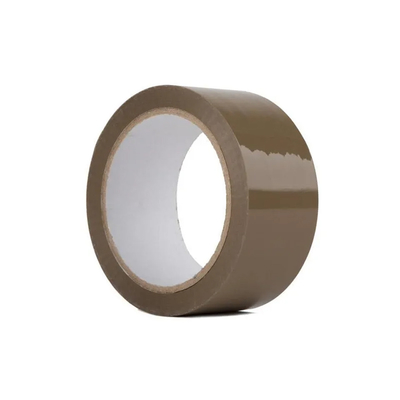 গাঢ় বাদামী শক্ত কাগজ sealing Bopp ব্রাউন টেপ স্ব আঠালো