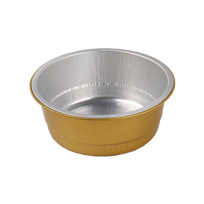 450ml রঙিন অ্যালুমিনিয়াম ফয়েল খাদ্য পাত্রে স্মুথওয়াল ডিসপোজেবল পুডিং বেকিং কাপ ঢাকনা সহ